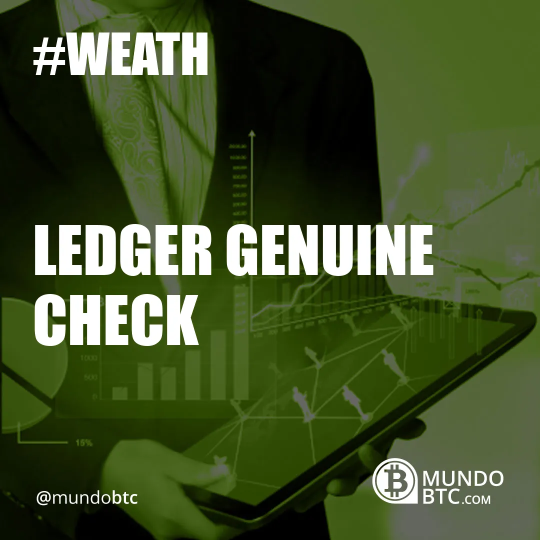 Ledger Genuine Check