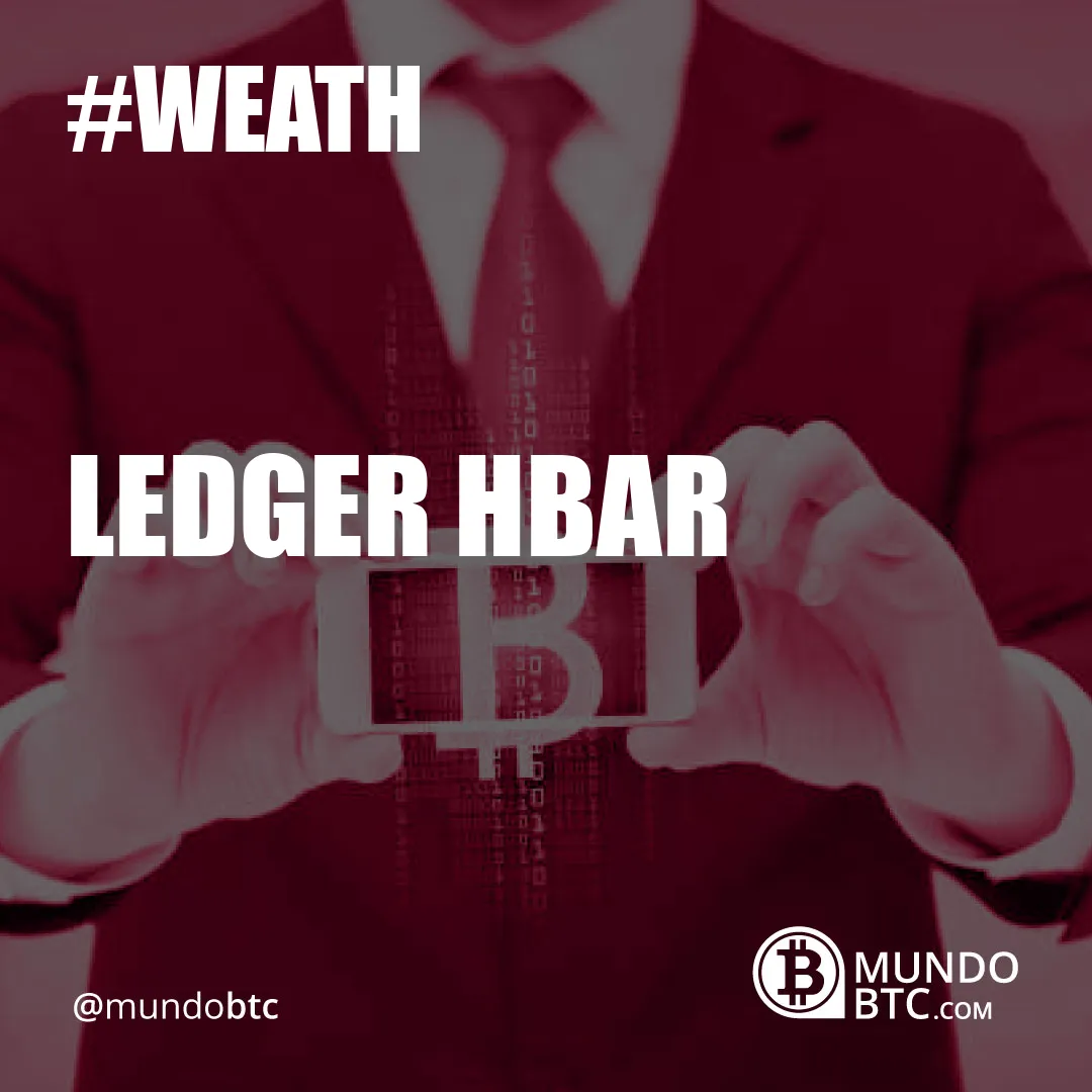 Ledger Hbar