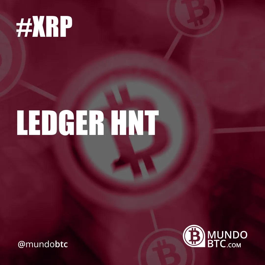 Ledger Hnt