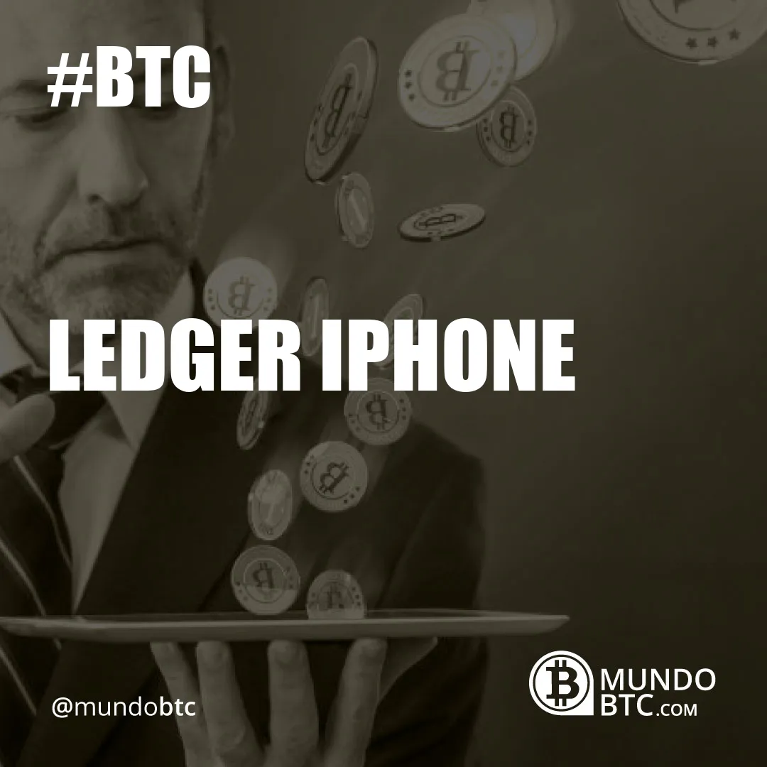 Ledger Iphone