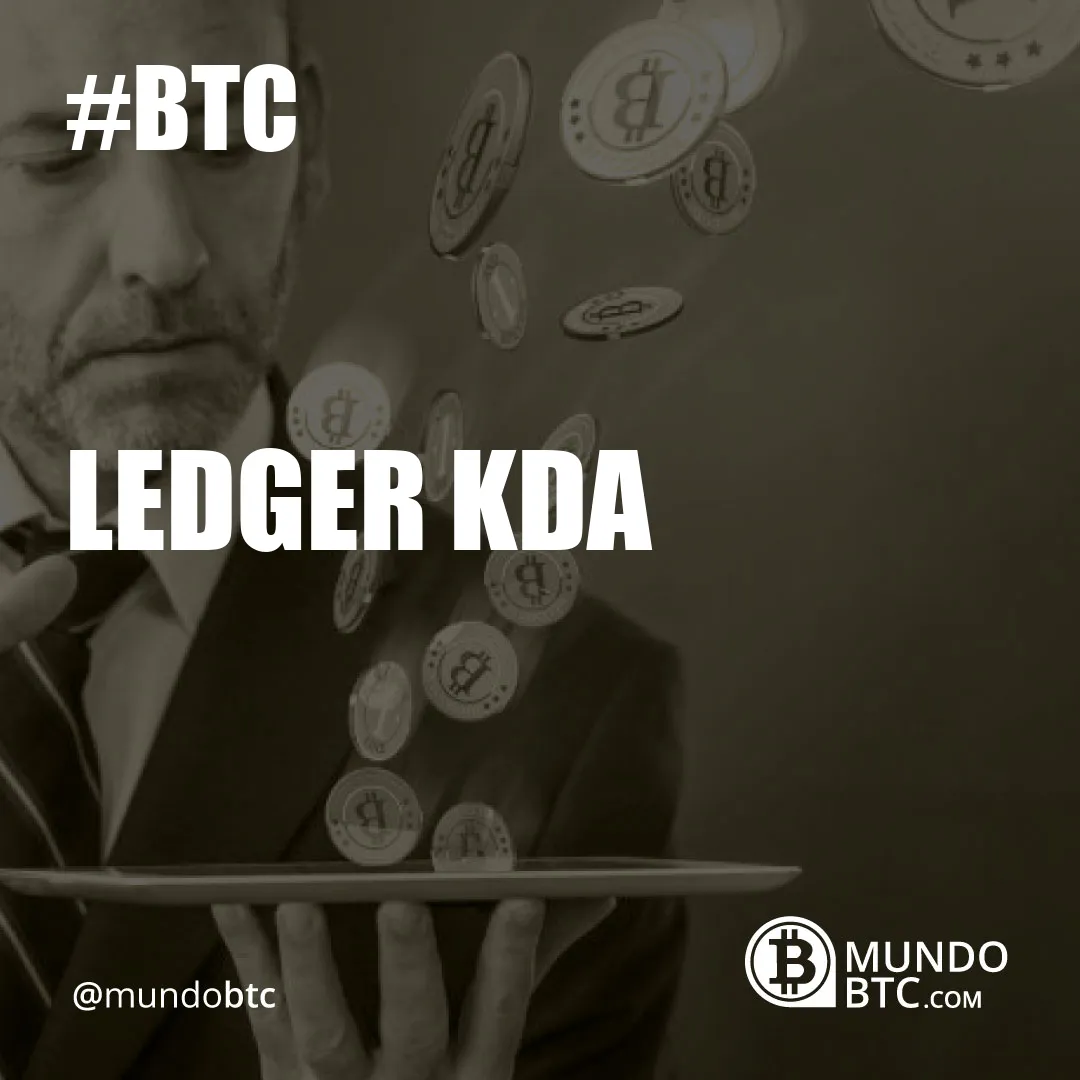 Ledger Kda