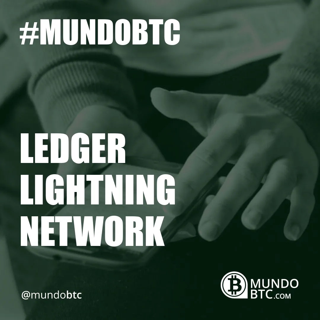 Ledger Lightning Network