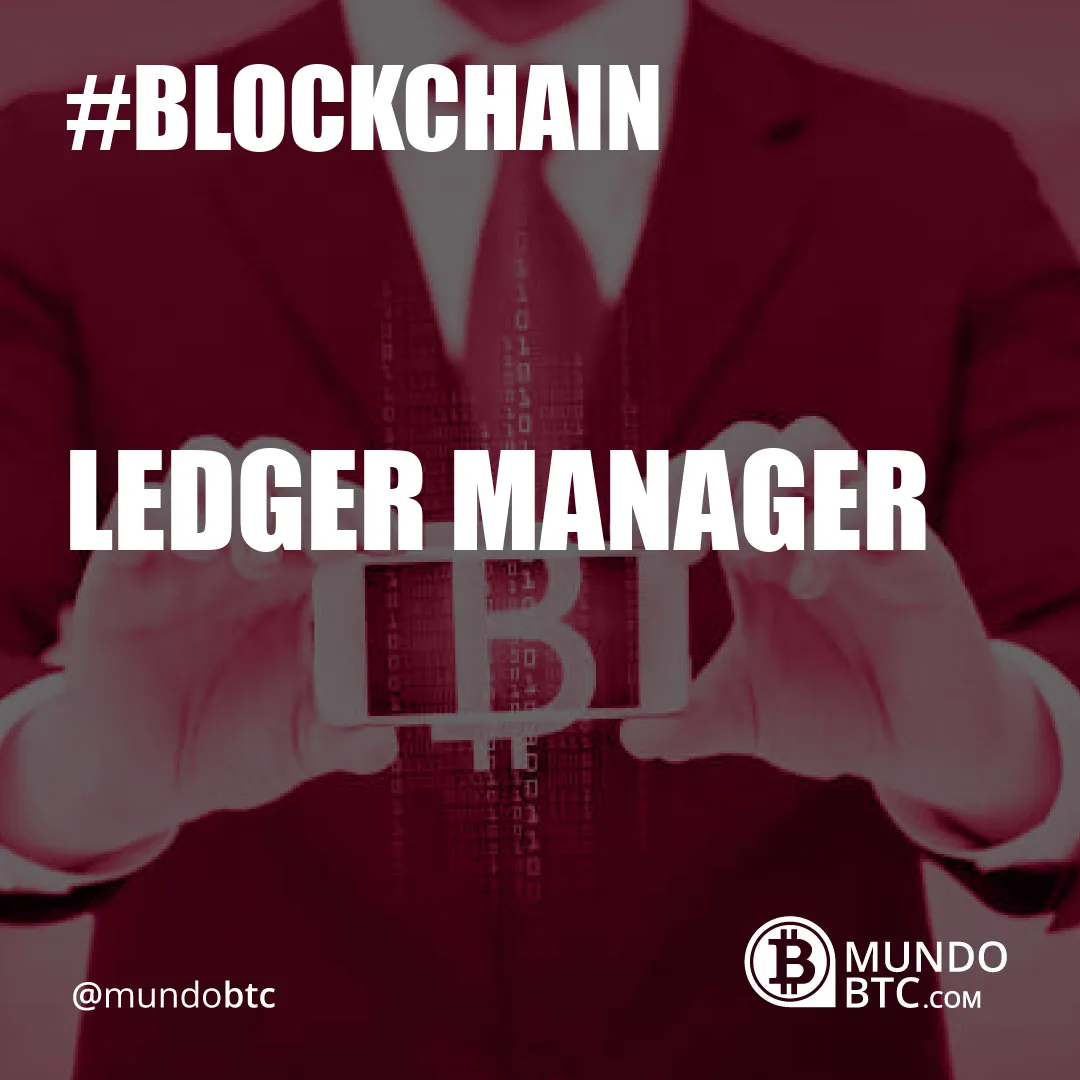 Ledger Manager