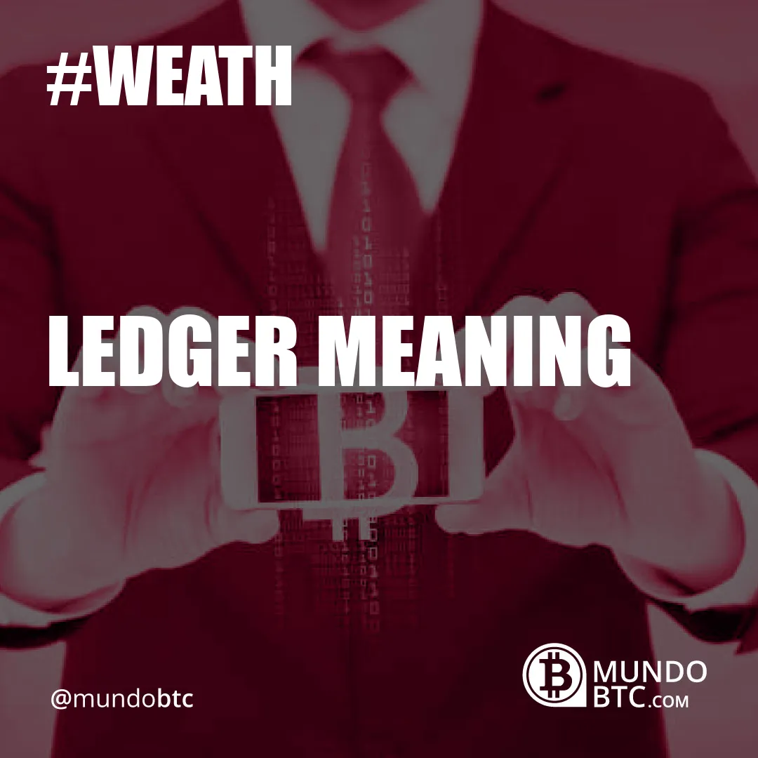 Ledger Meaning