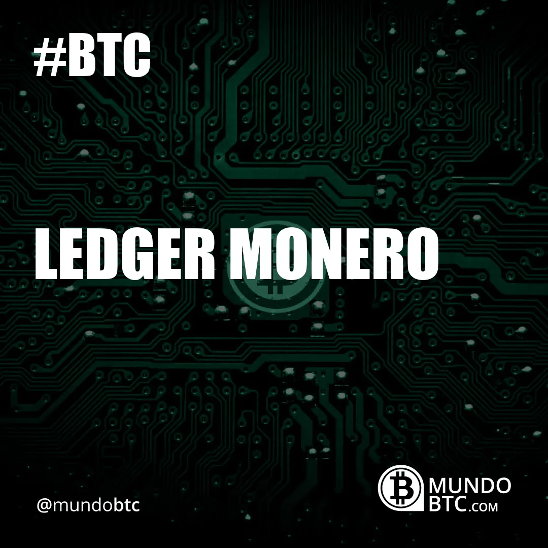 Ledger Monero