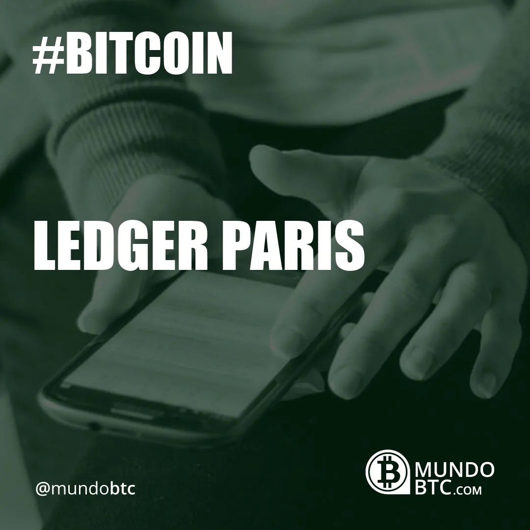 Ledger Paris