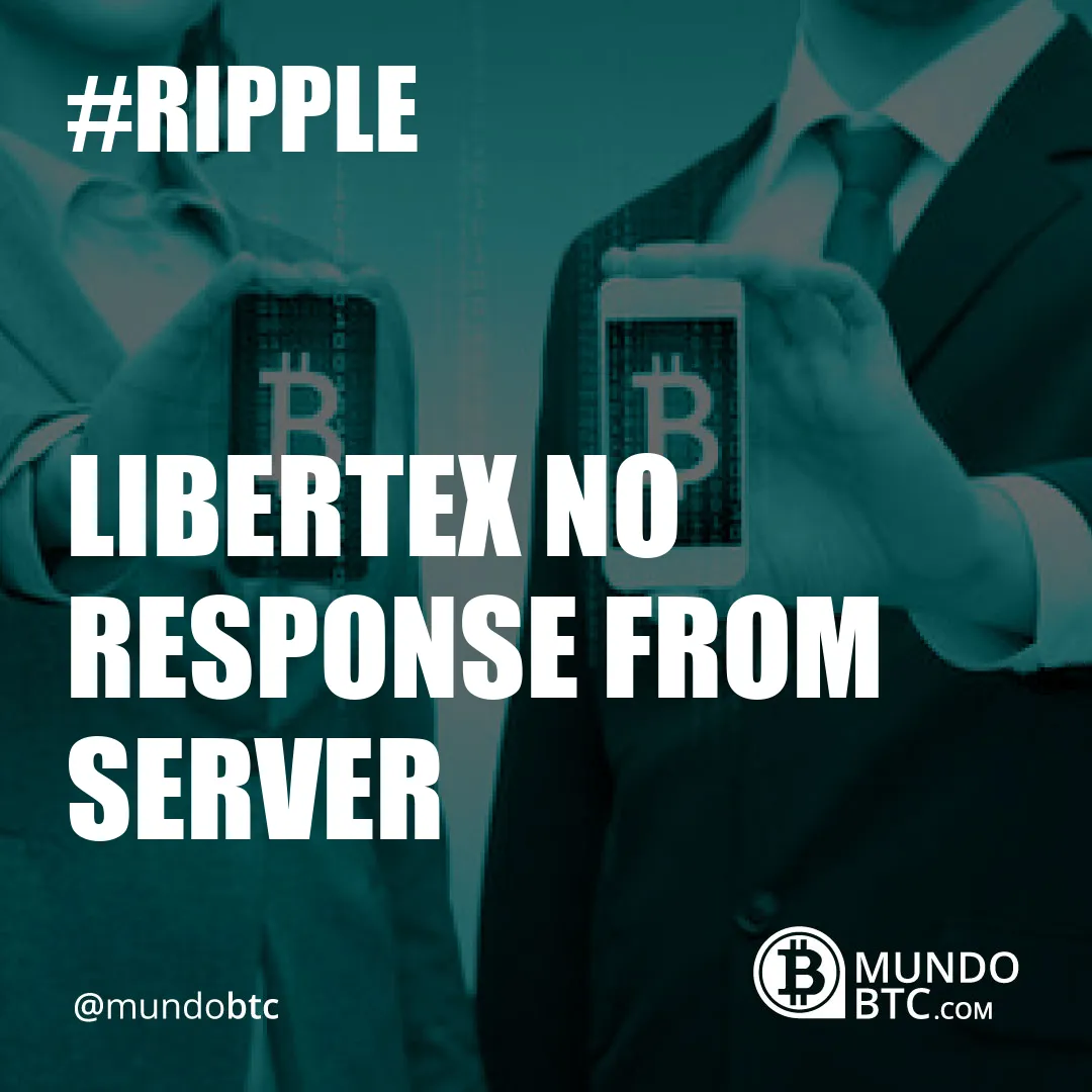 Libertex no Response From Server