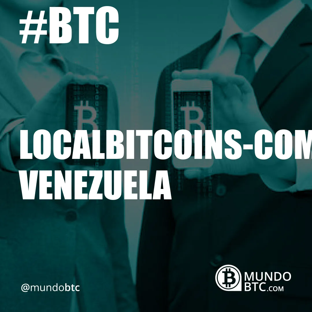 Localbitcoins.com Venezuela