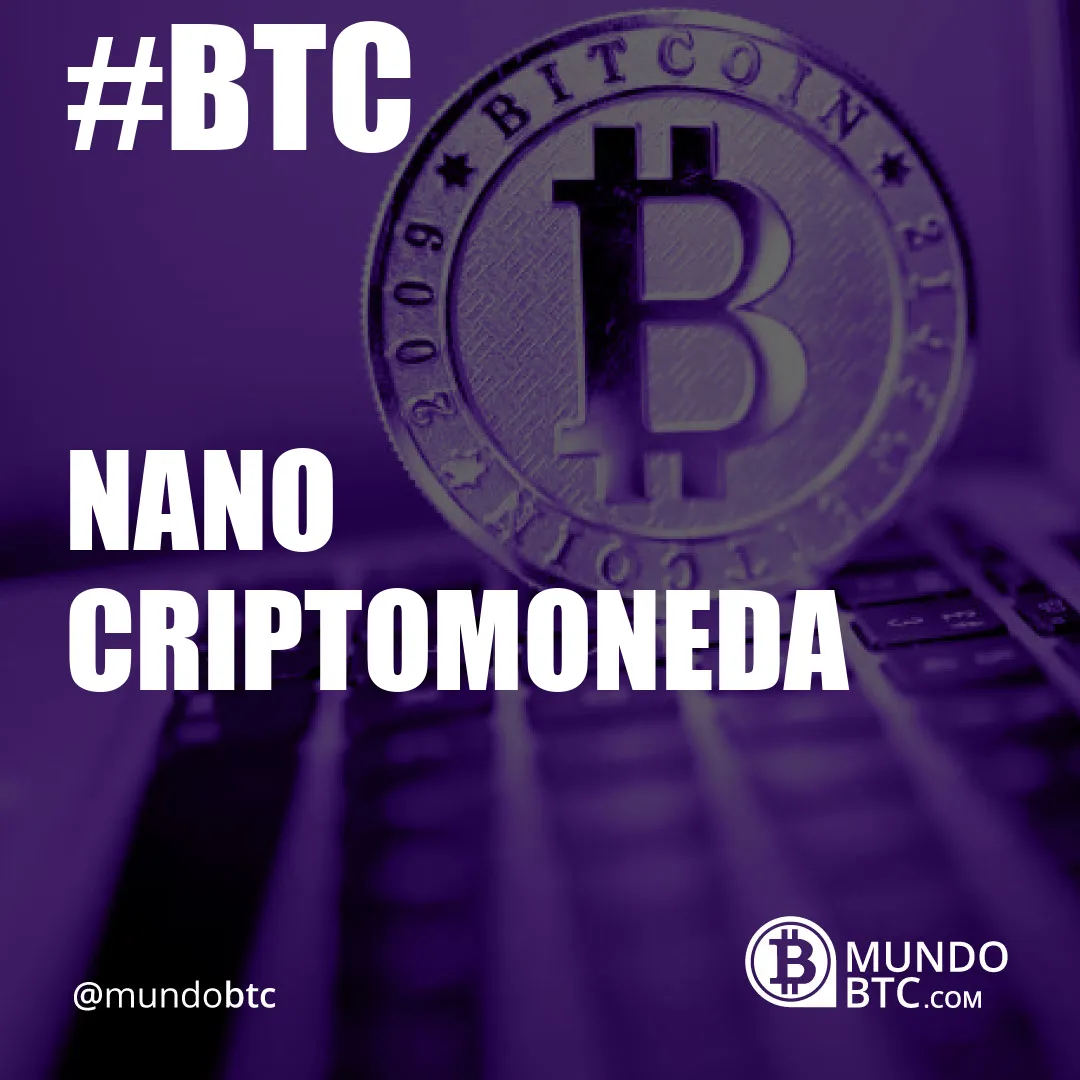 nano criptomoneda