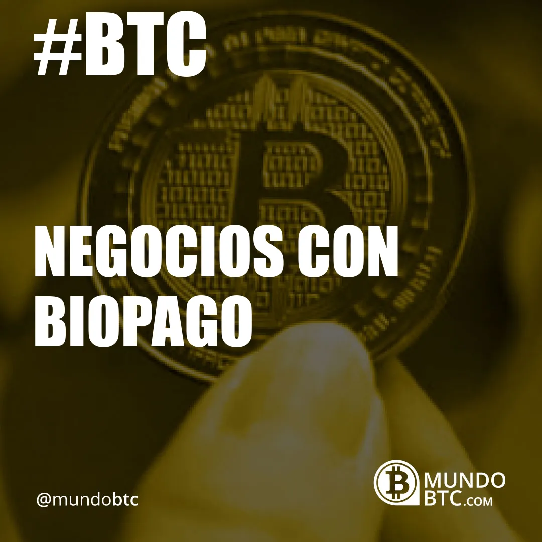 Negocios con Biopago