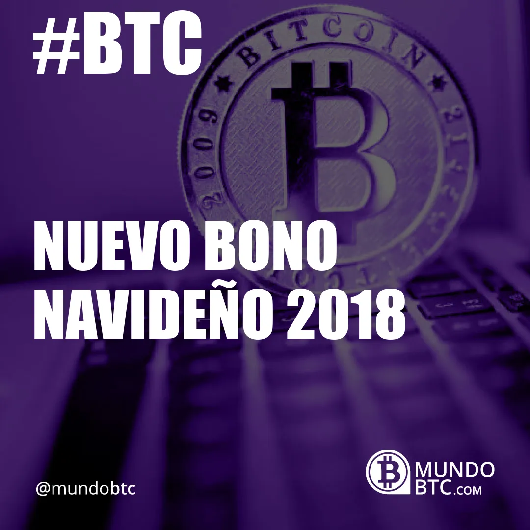 Nuevo Bono Navideño 2018