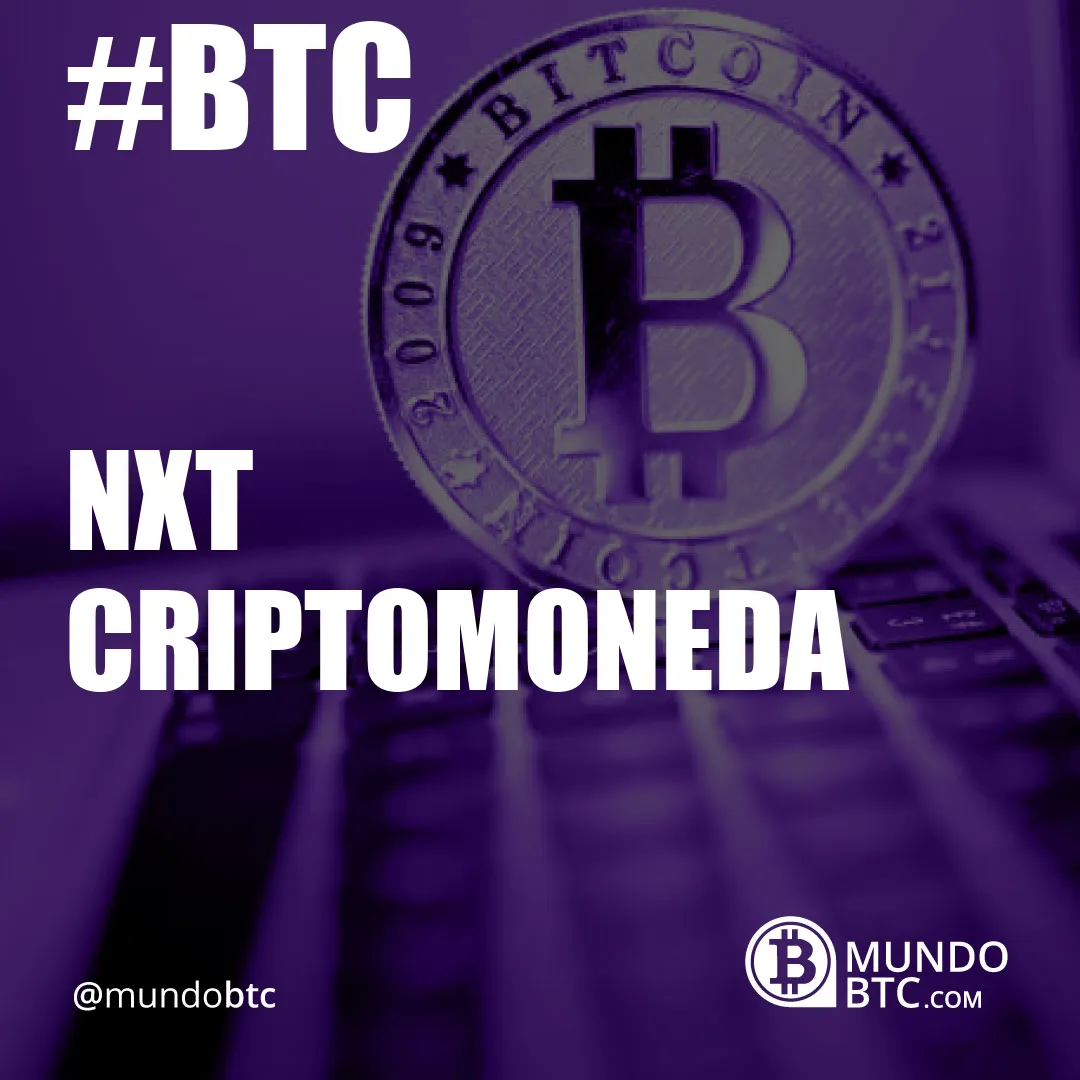 nxt criptomoneda