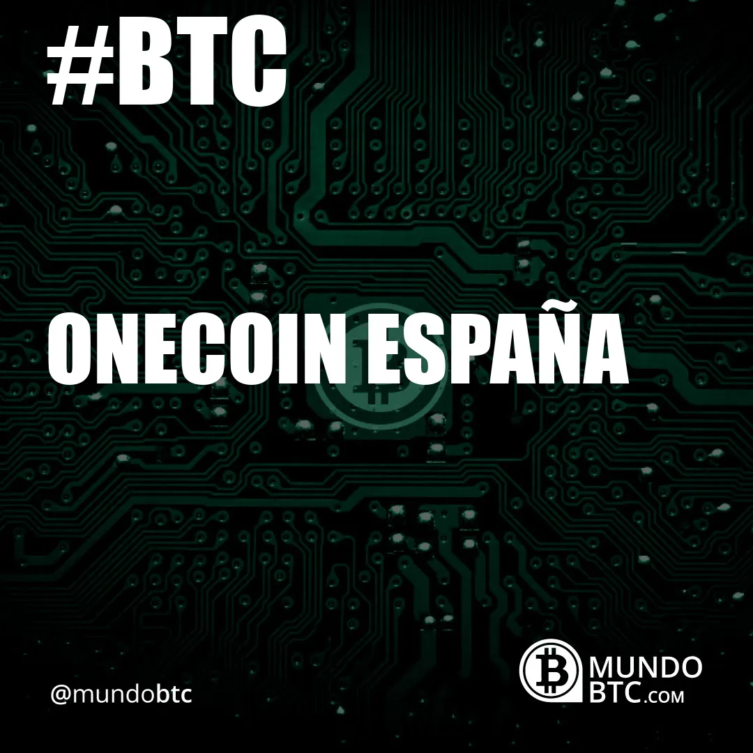 onecoin españa