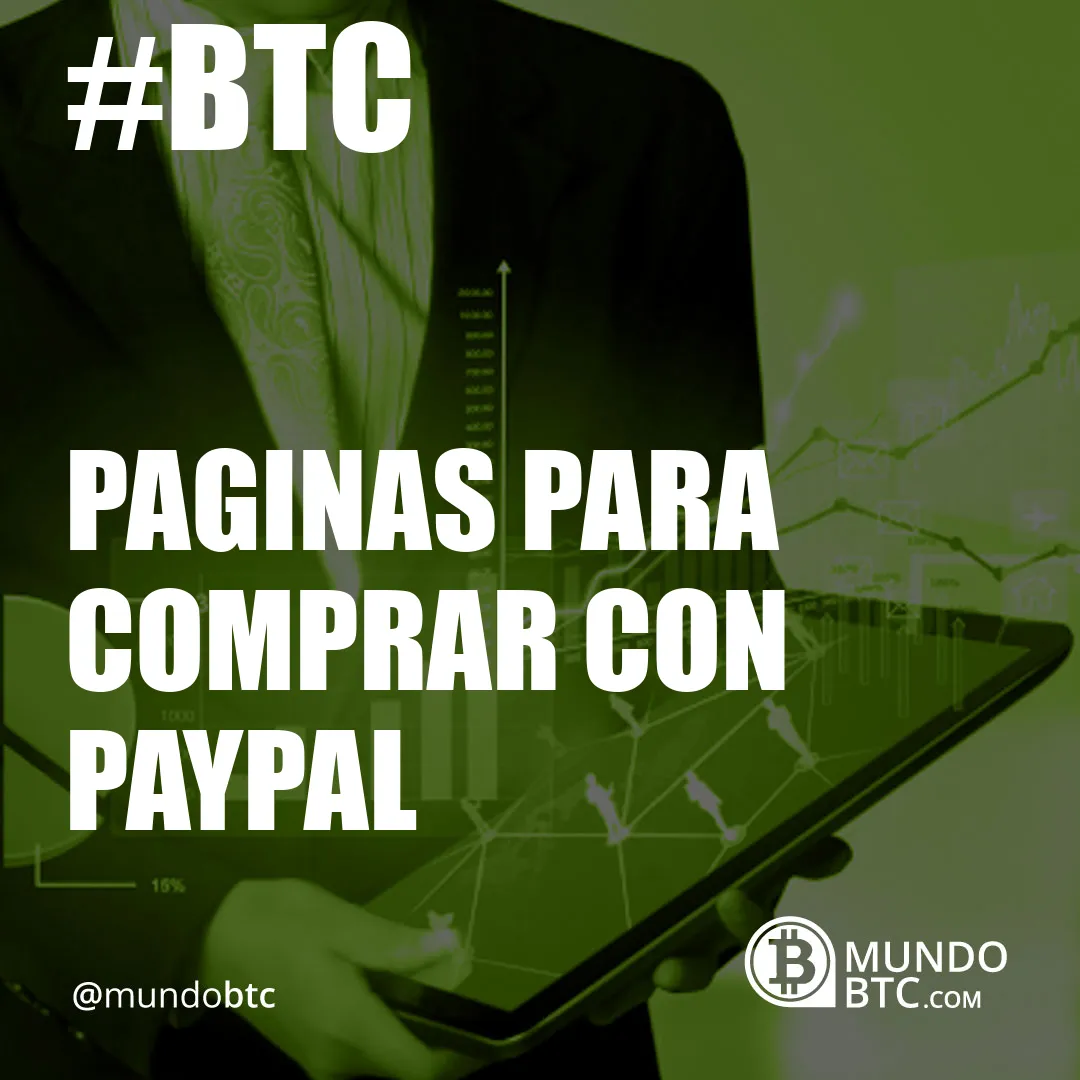 Paginas para Comprar con Paypal