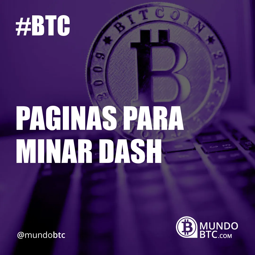 Paginas para Minar Dash