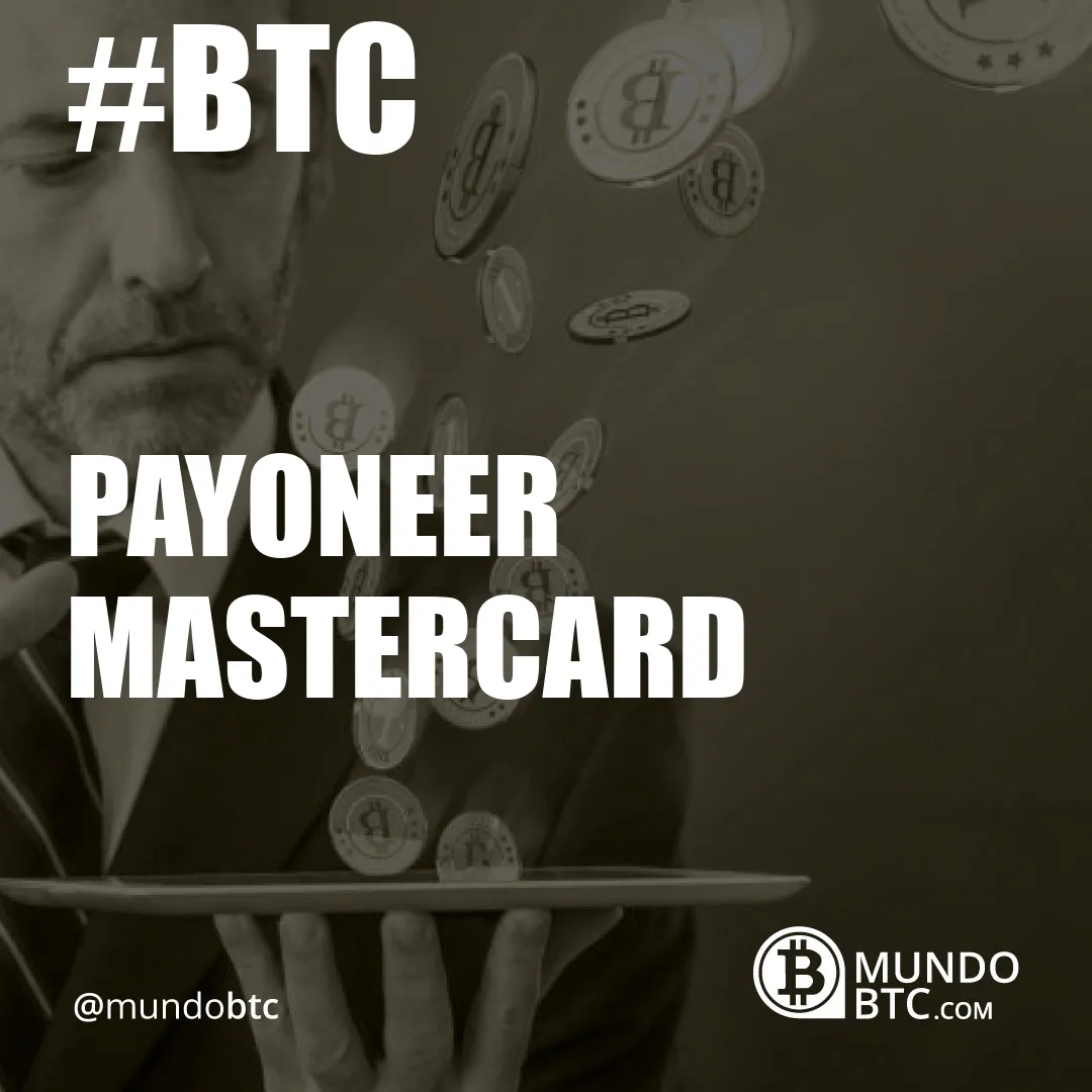 payoneer mastercard