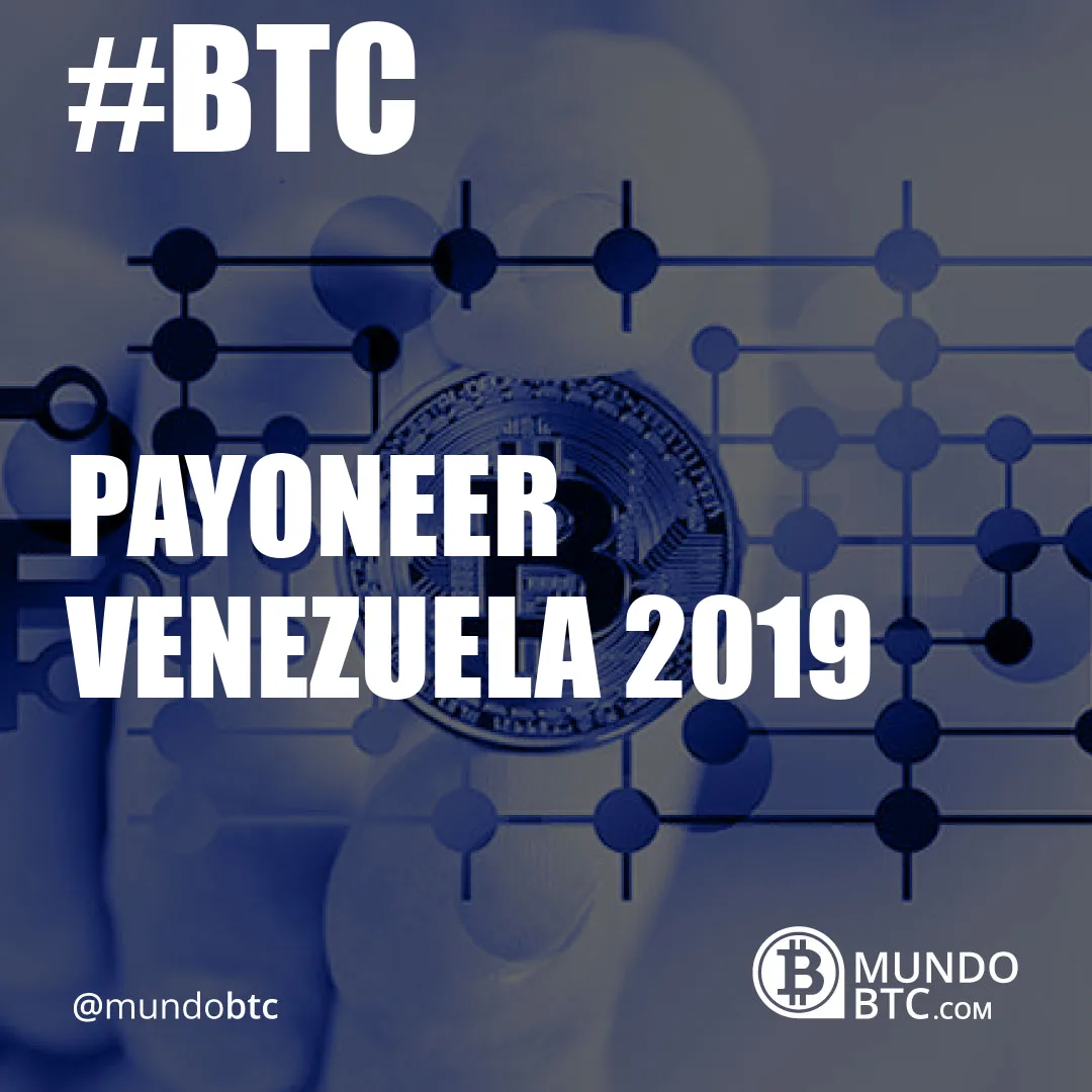 Payoneer Venezuela 2019