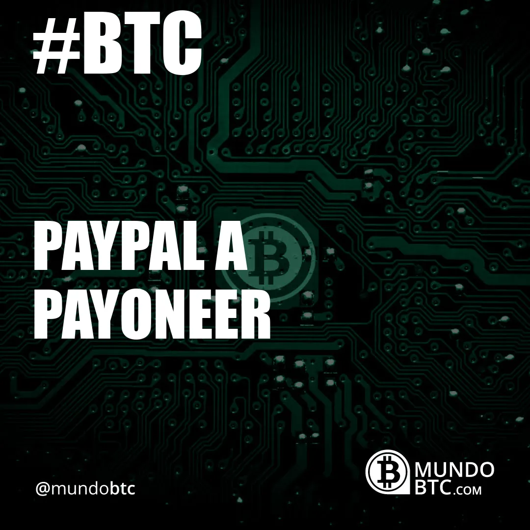 Paypal a Payoneer