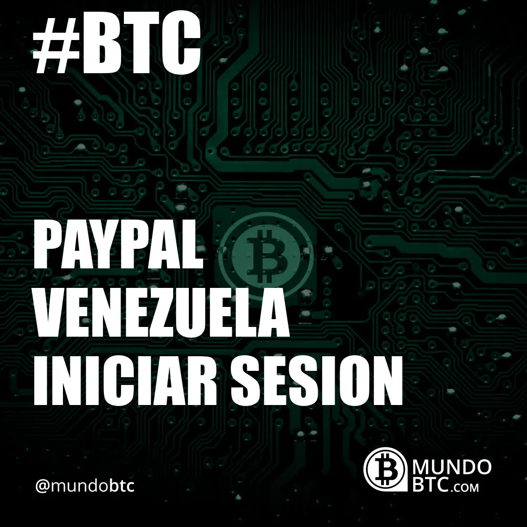 paypal venezuela iniciar sesion