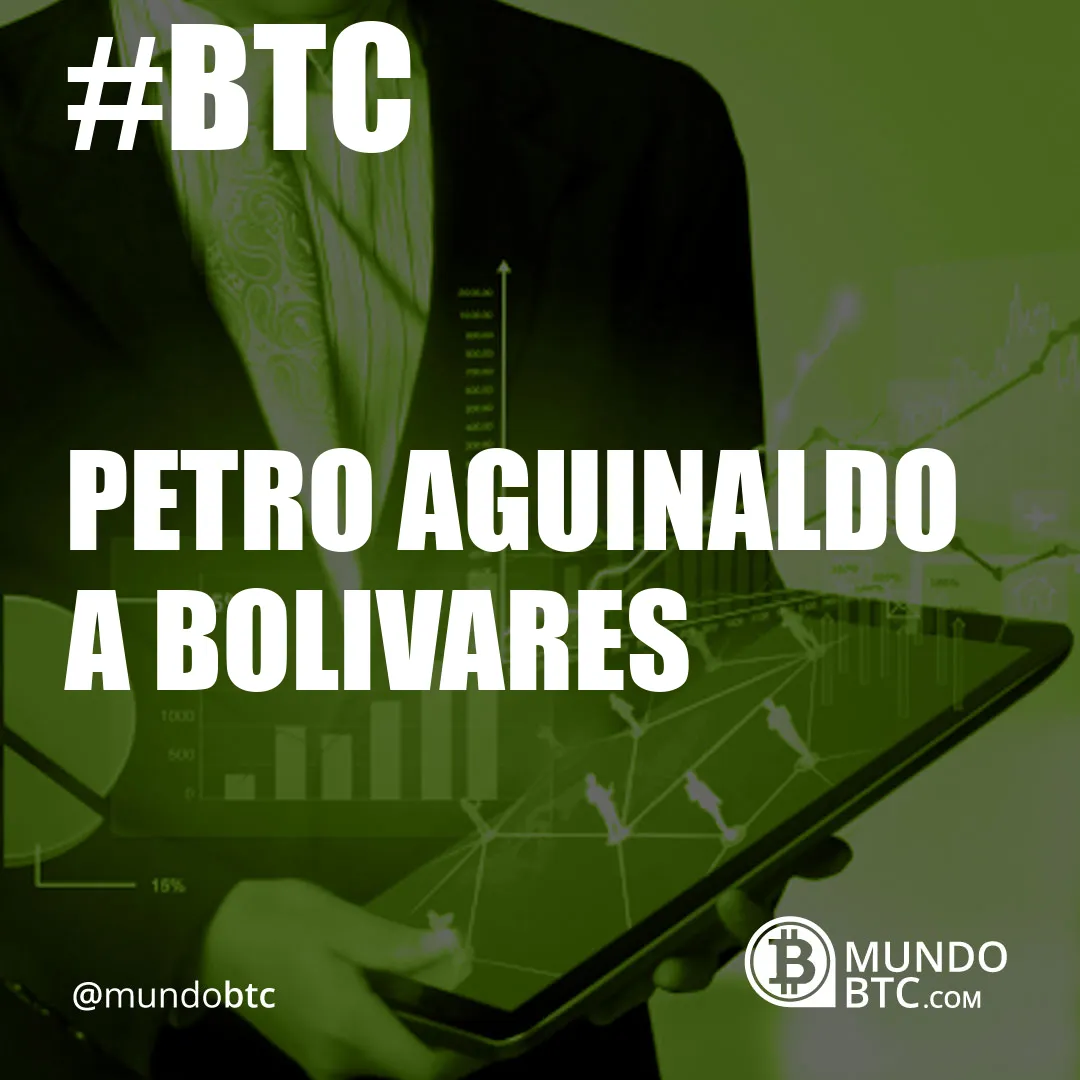 Petro Aguinaldo a Bolivares