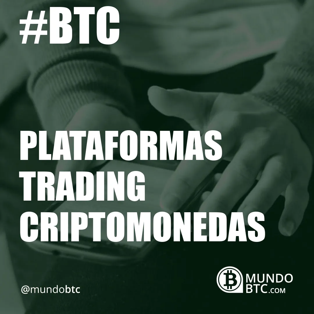 plataformas trading criptomonedas