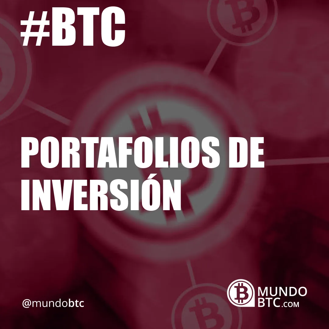 Portafolios de Inversión