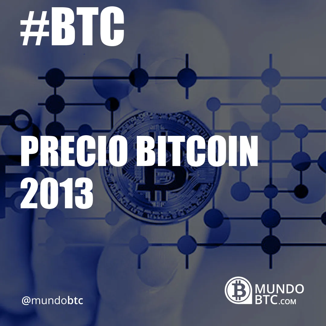 precio bitcoin 2013