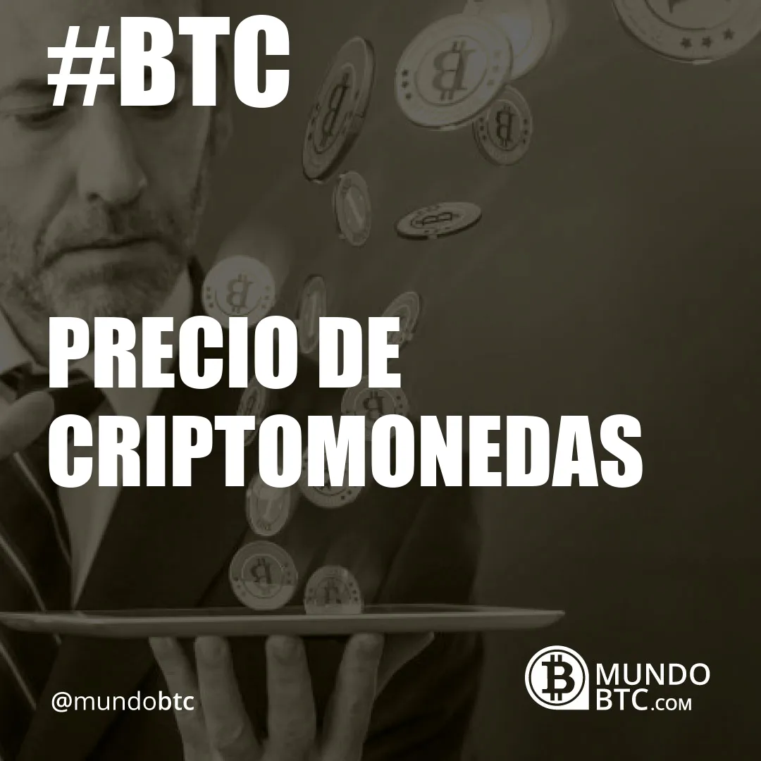 precio de criptomonedas