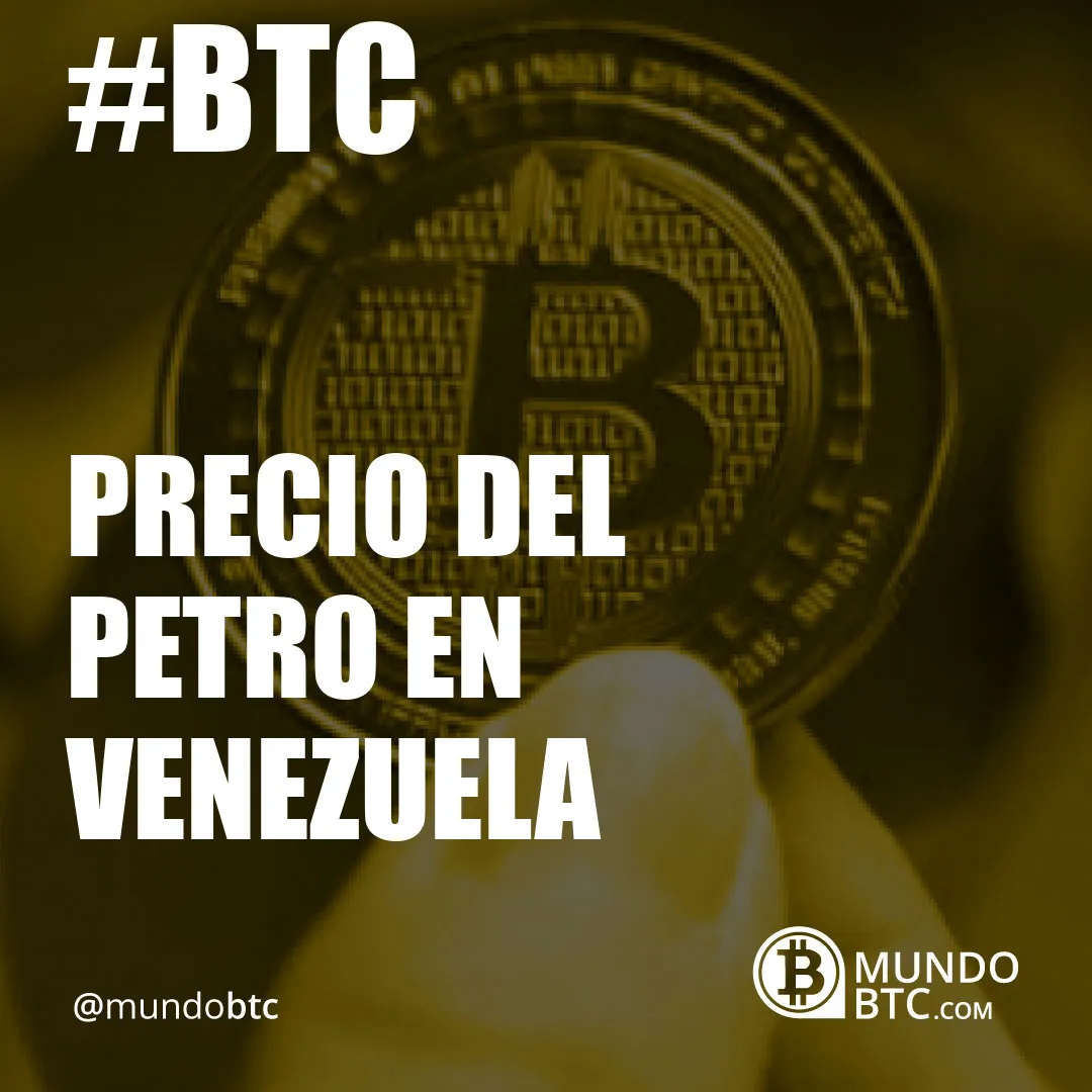 precio del petro en venezuela