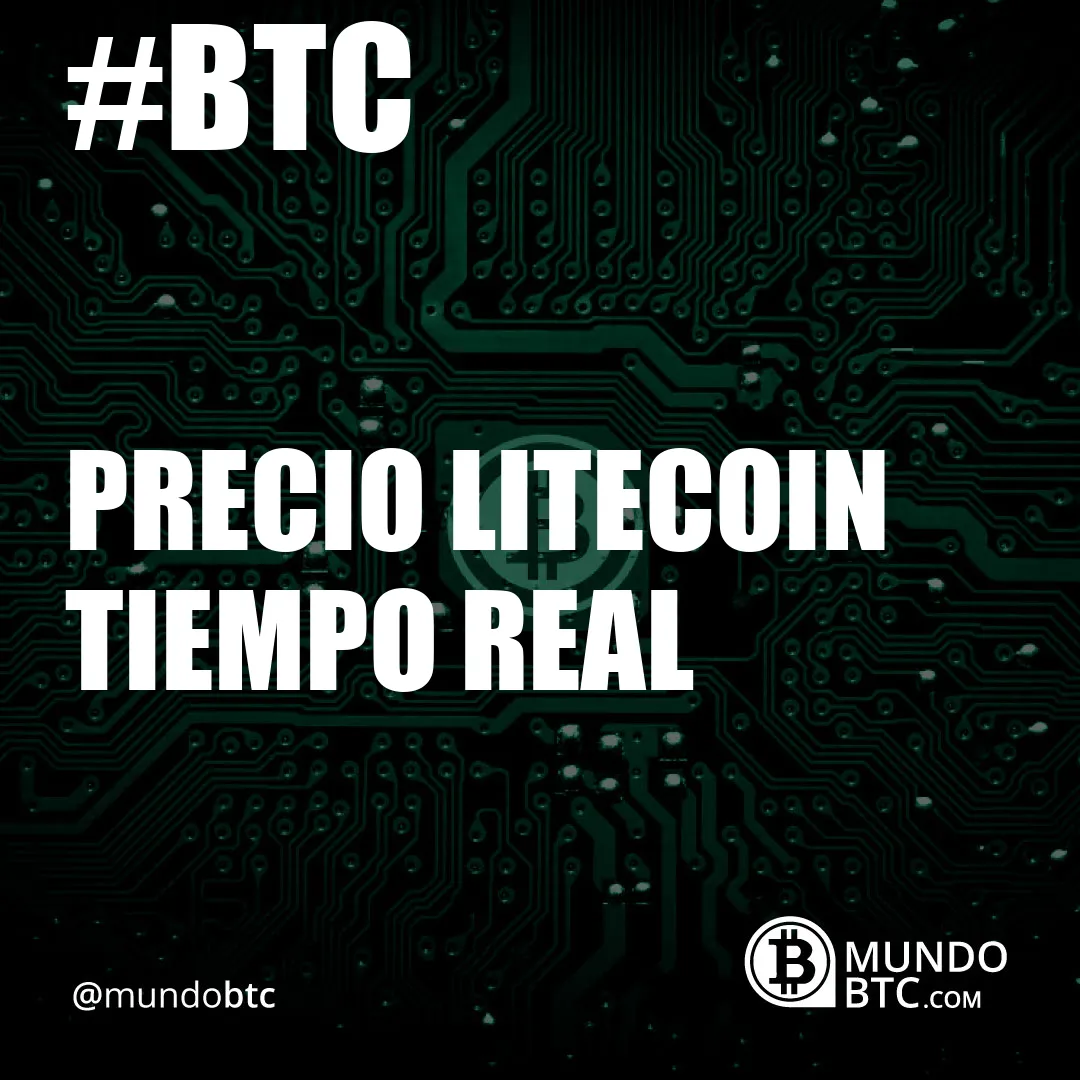 precio litecoin tiempo real