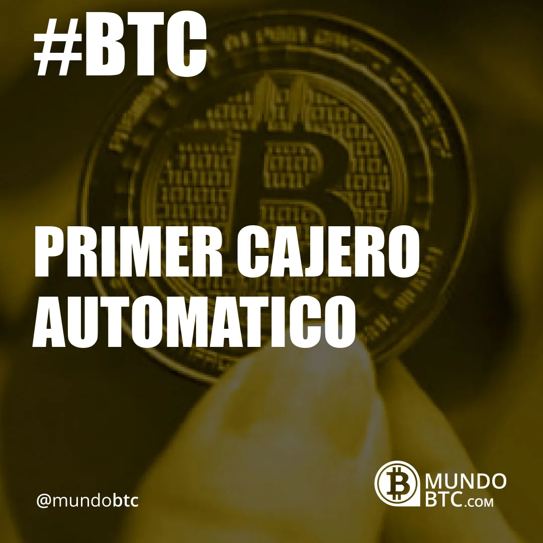 primer cajero automatico