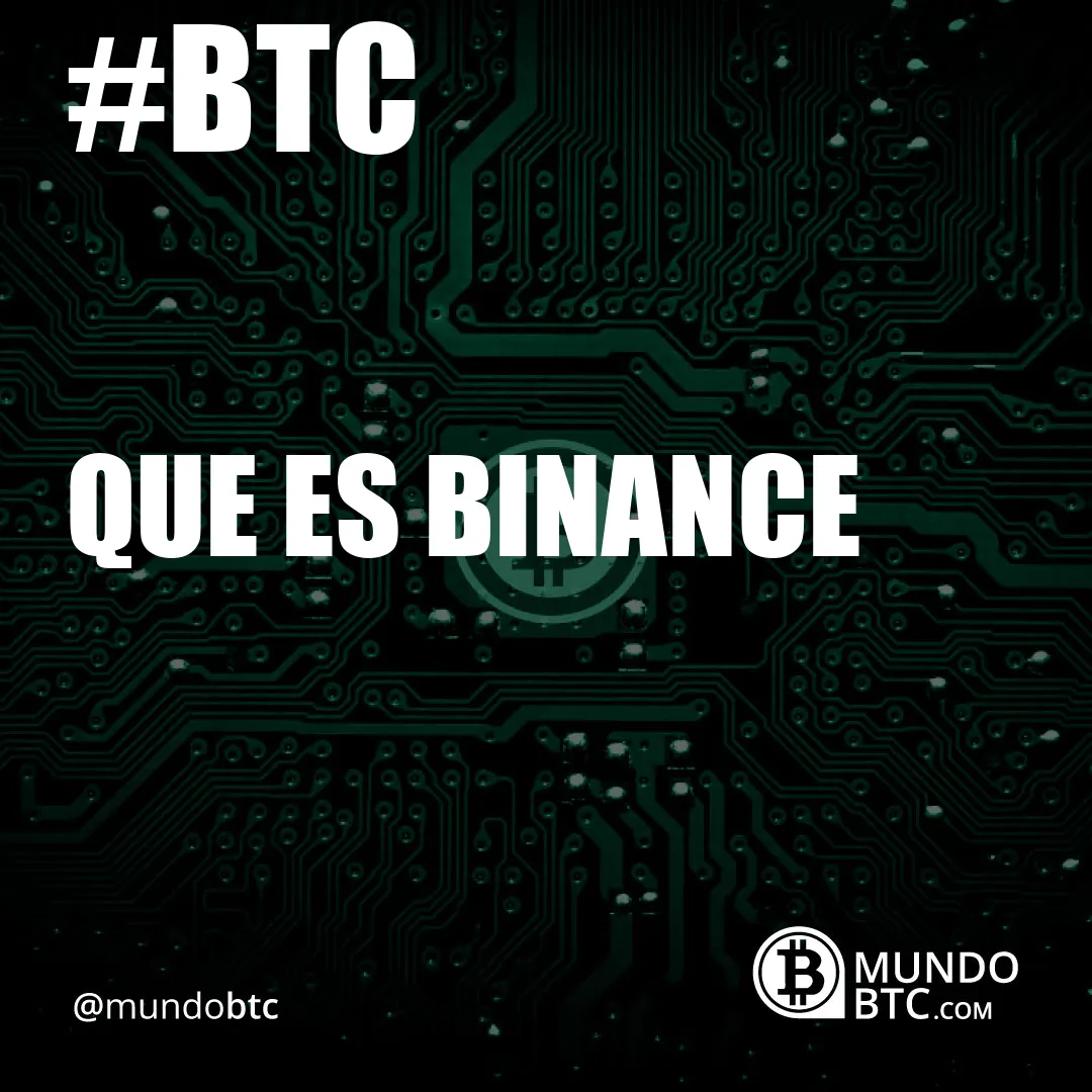 Que es Binance