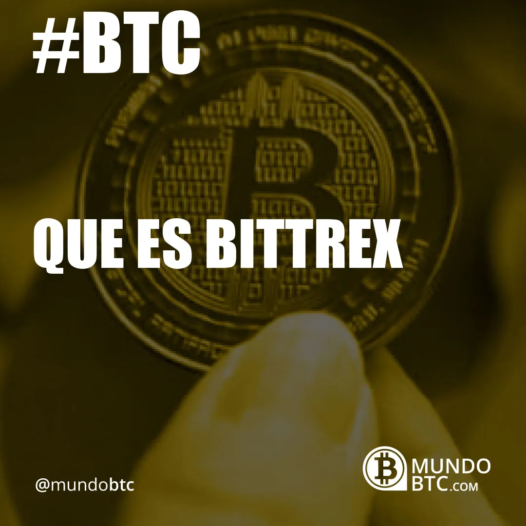 que es bittrex