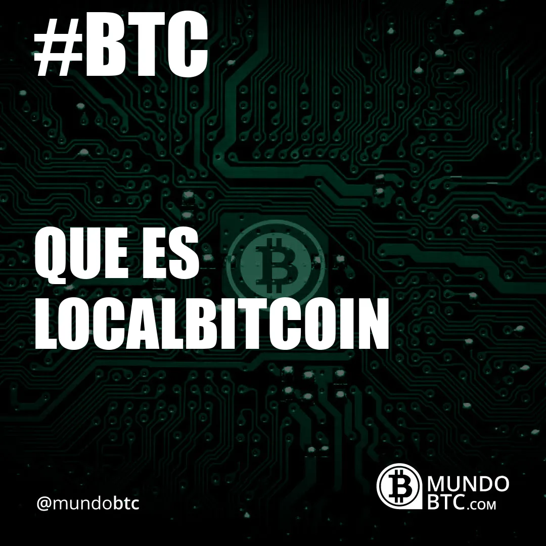 que es localbitcoin