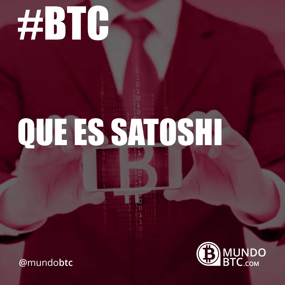 que es satoshi