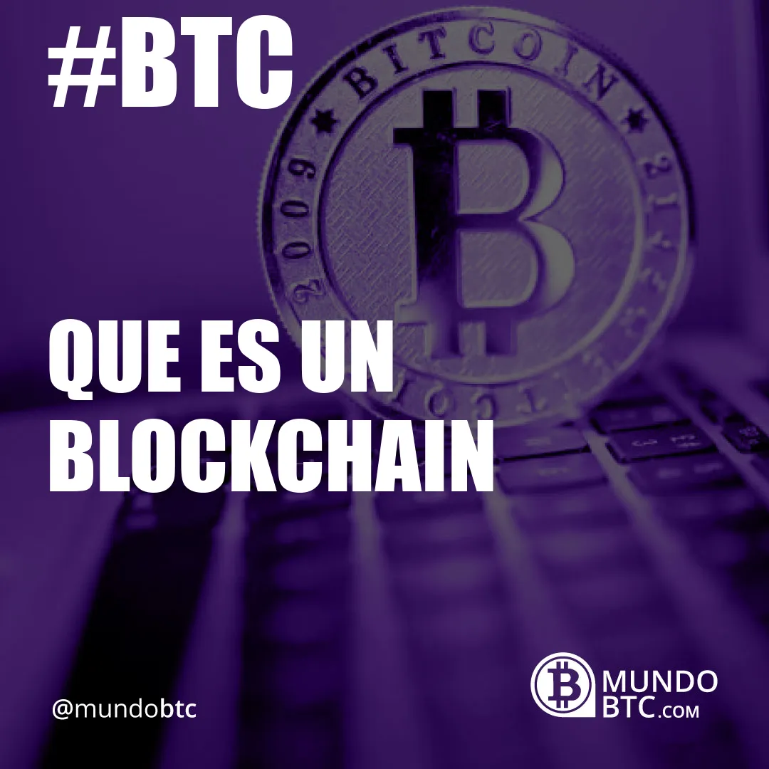 que es un blockchain