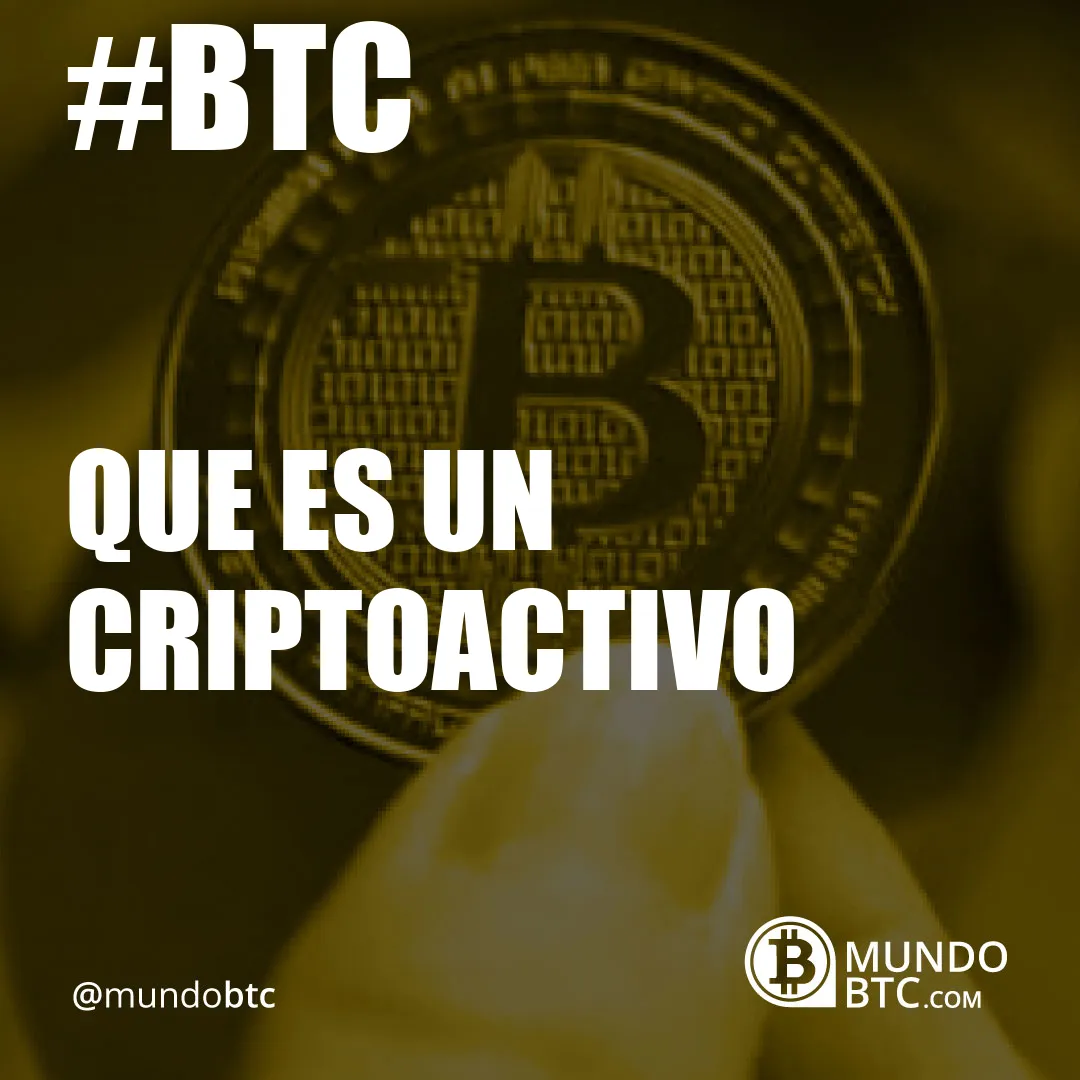 Que es un Criptoactivo