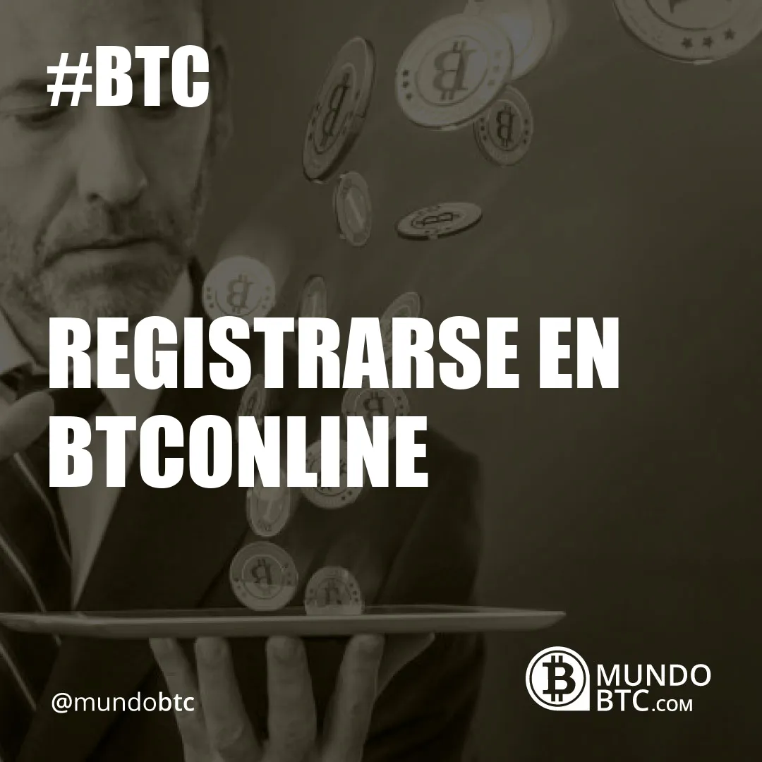 Registrarse en Btconline