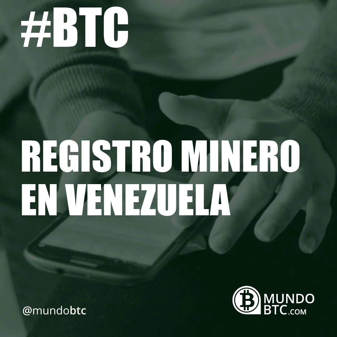 registro minero en venezuela