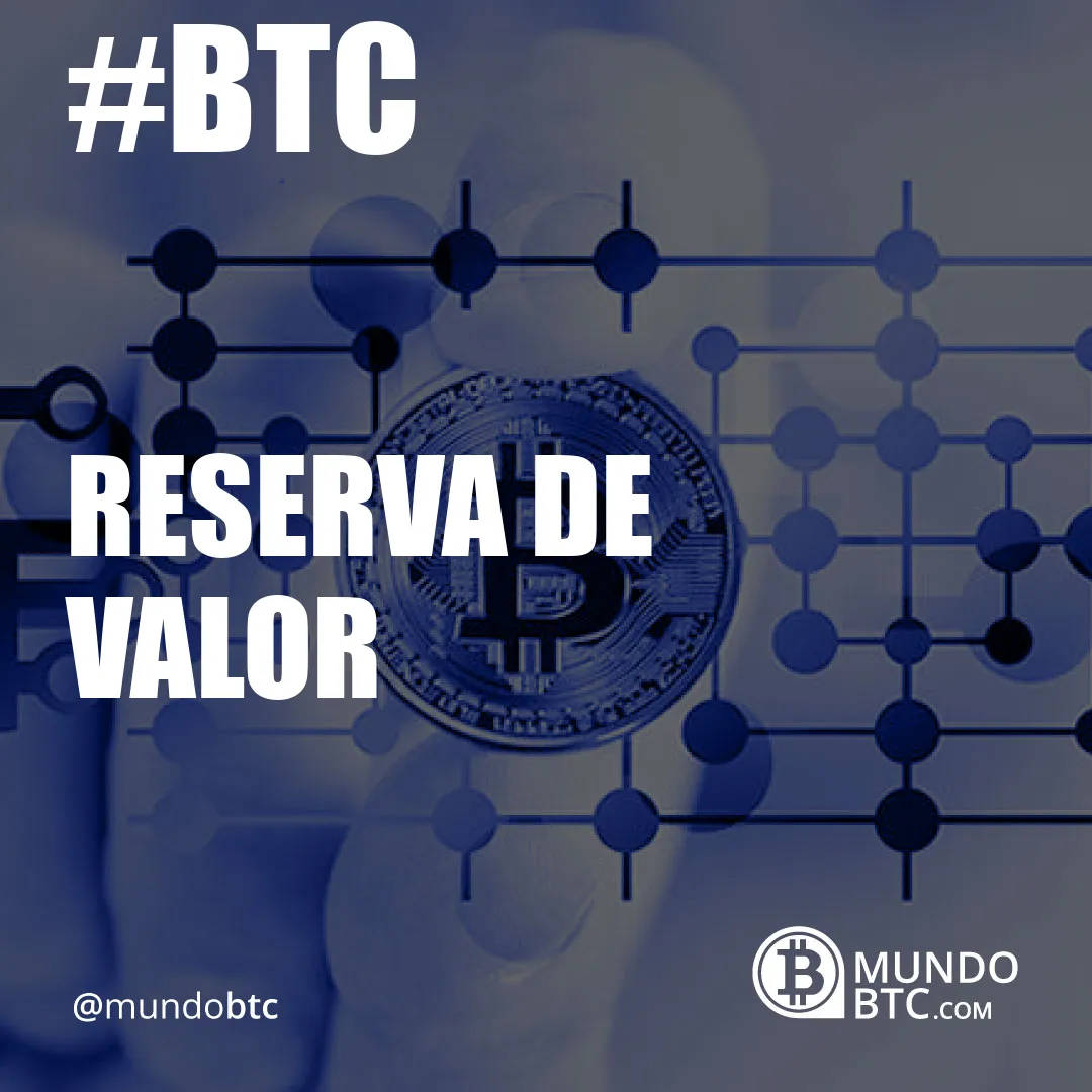 reserva de valor