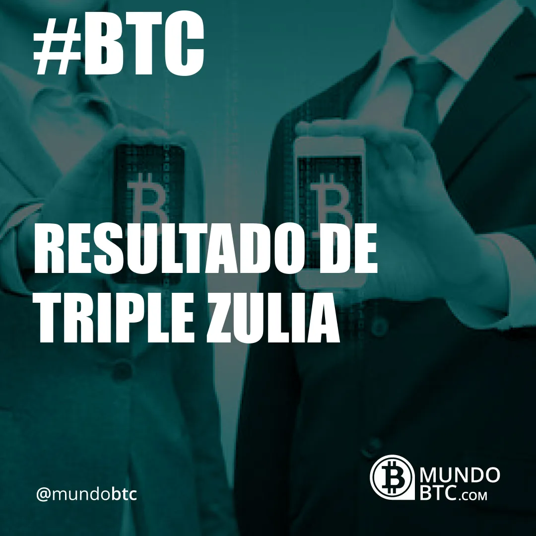 Resultado de Triple Zulia