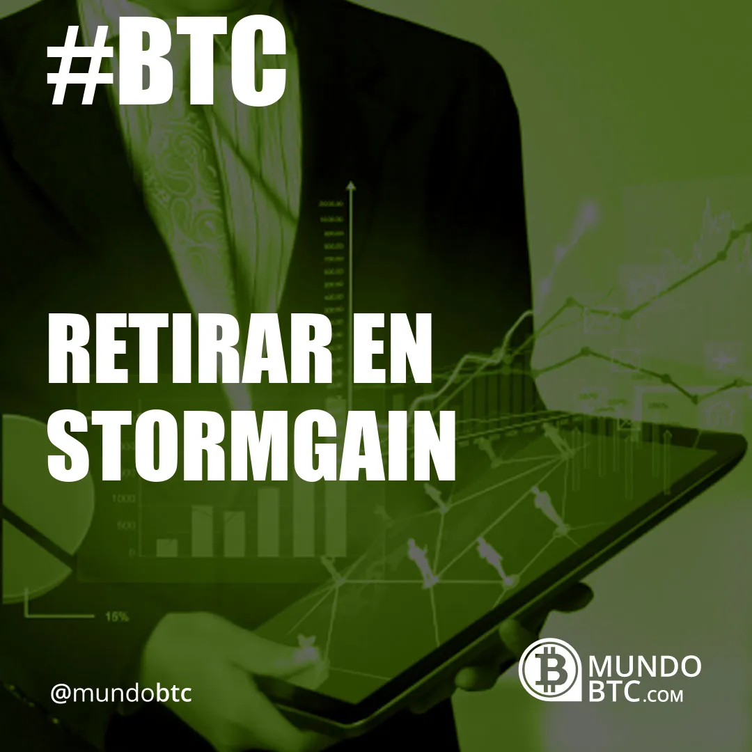 Retirar en Stormgain