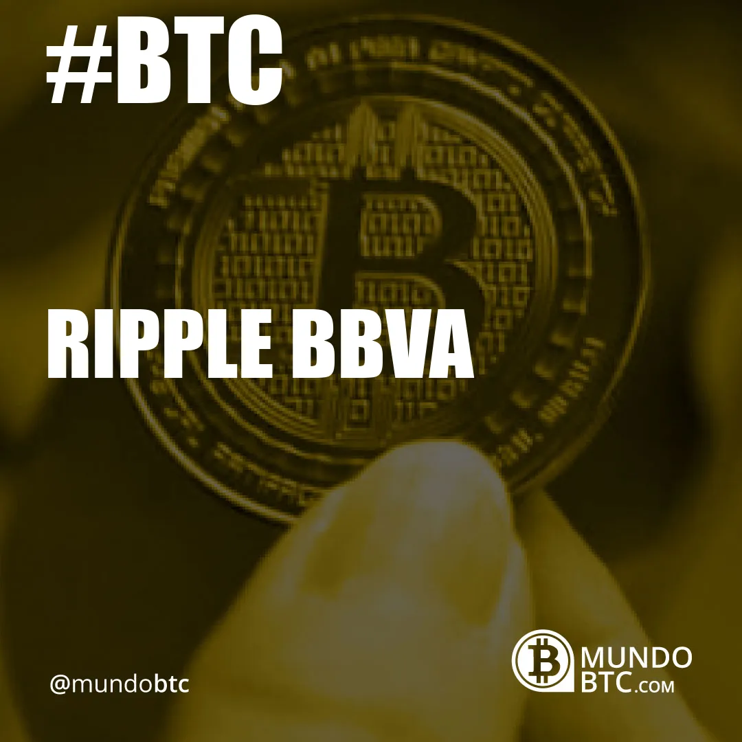 Ripple Bbva