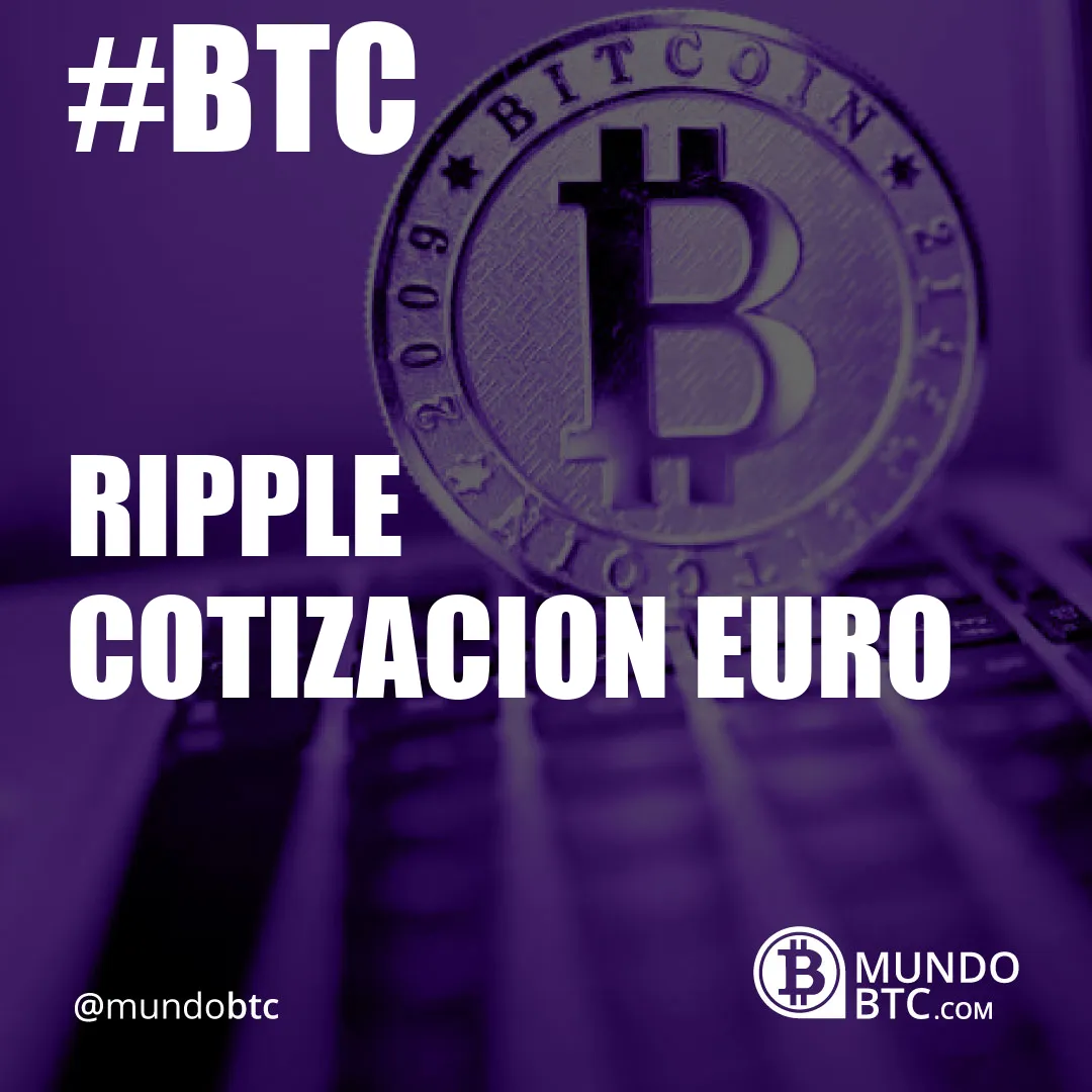 ripple cotizacion euro