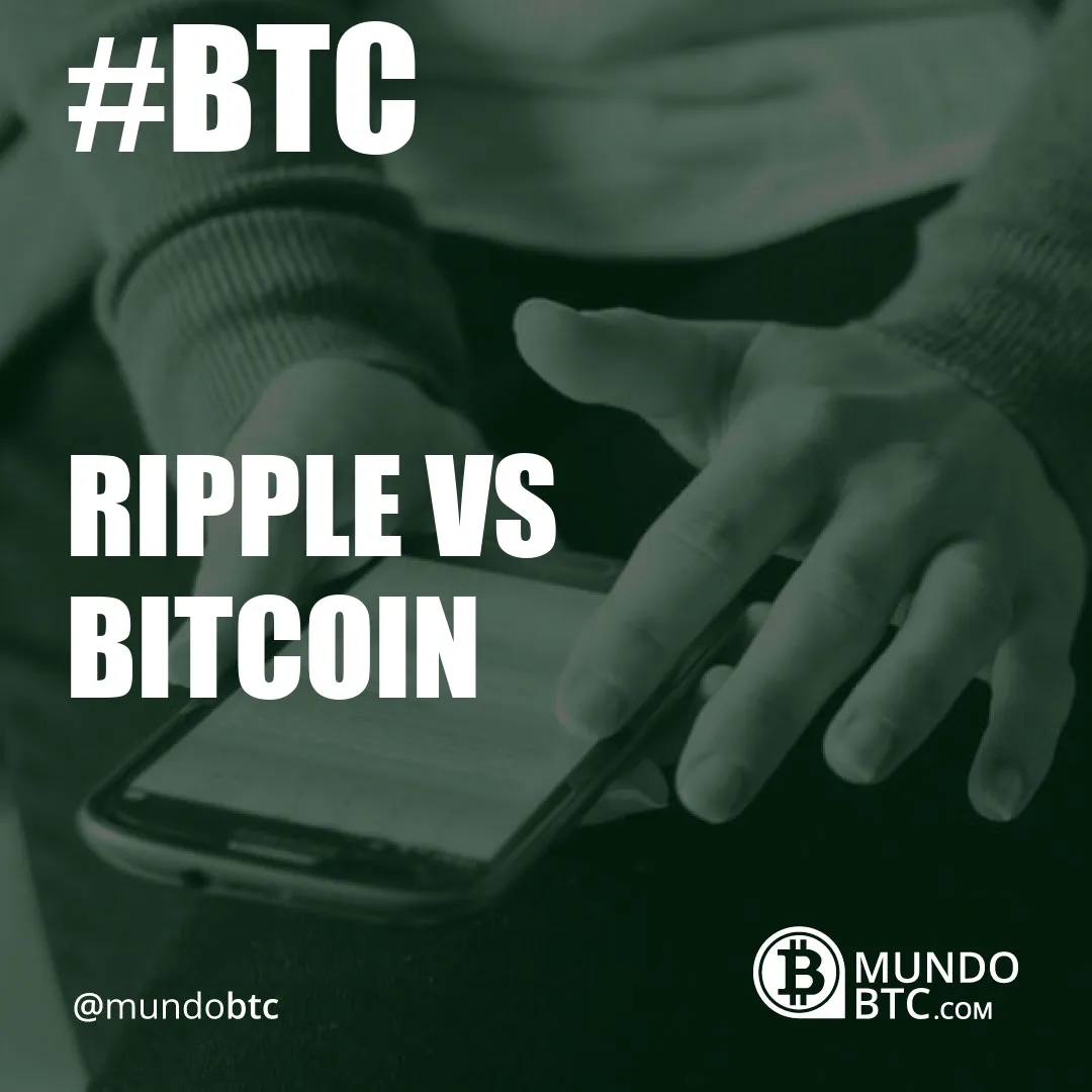 ripple vs bitcoin