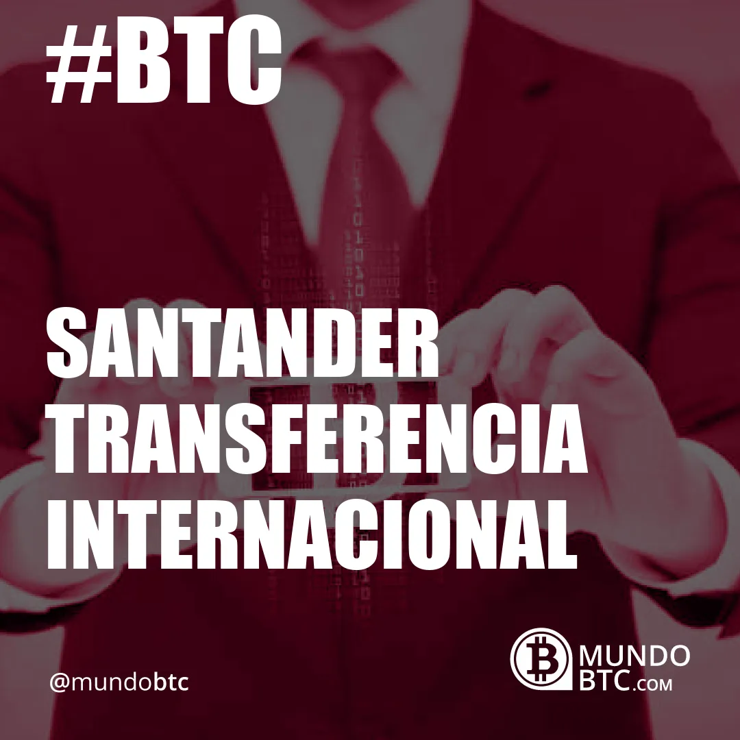 santander transferencia internacional