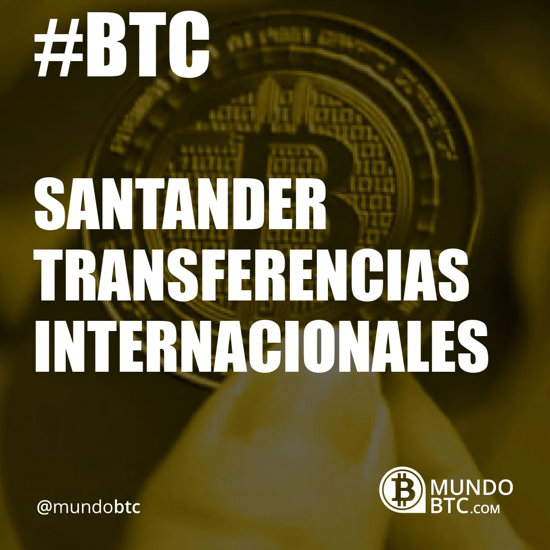 santander transferencias internacionales