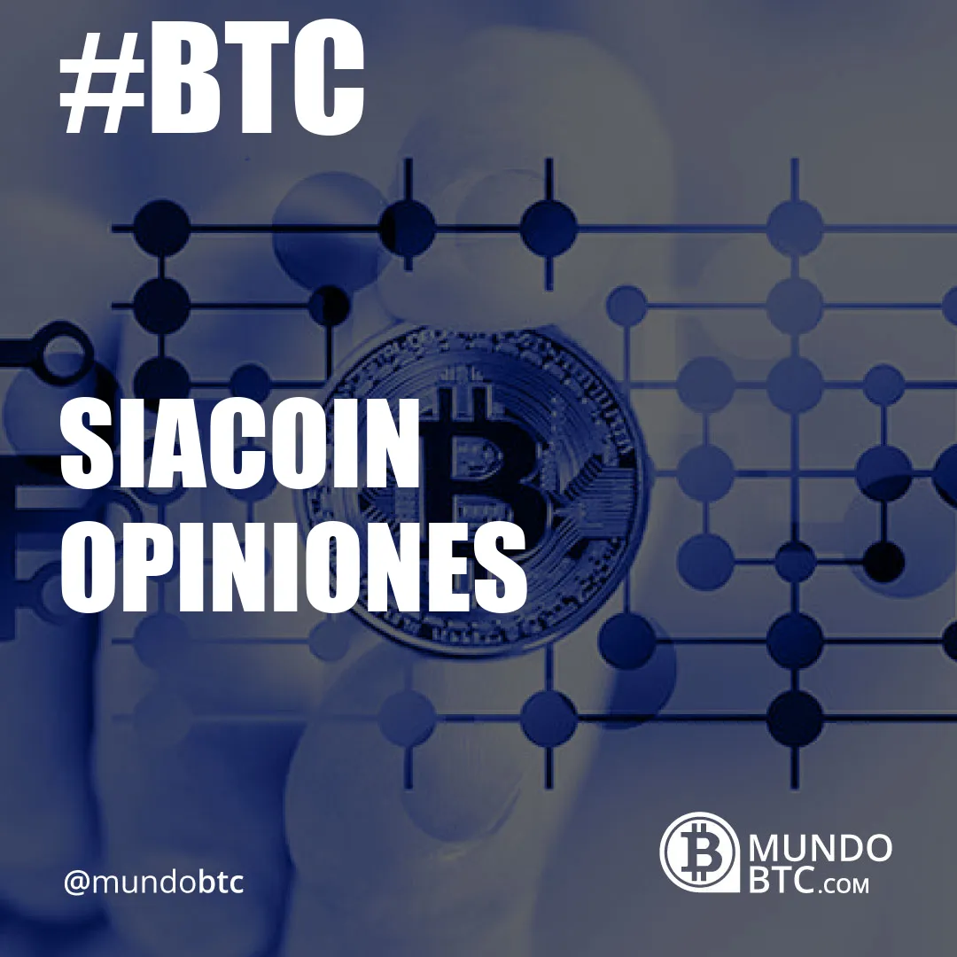 Siacoin Opiniones