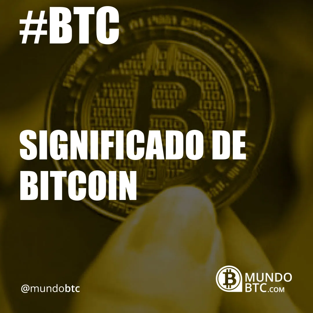 Significado de Bitcoin