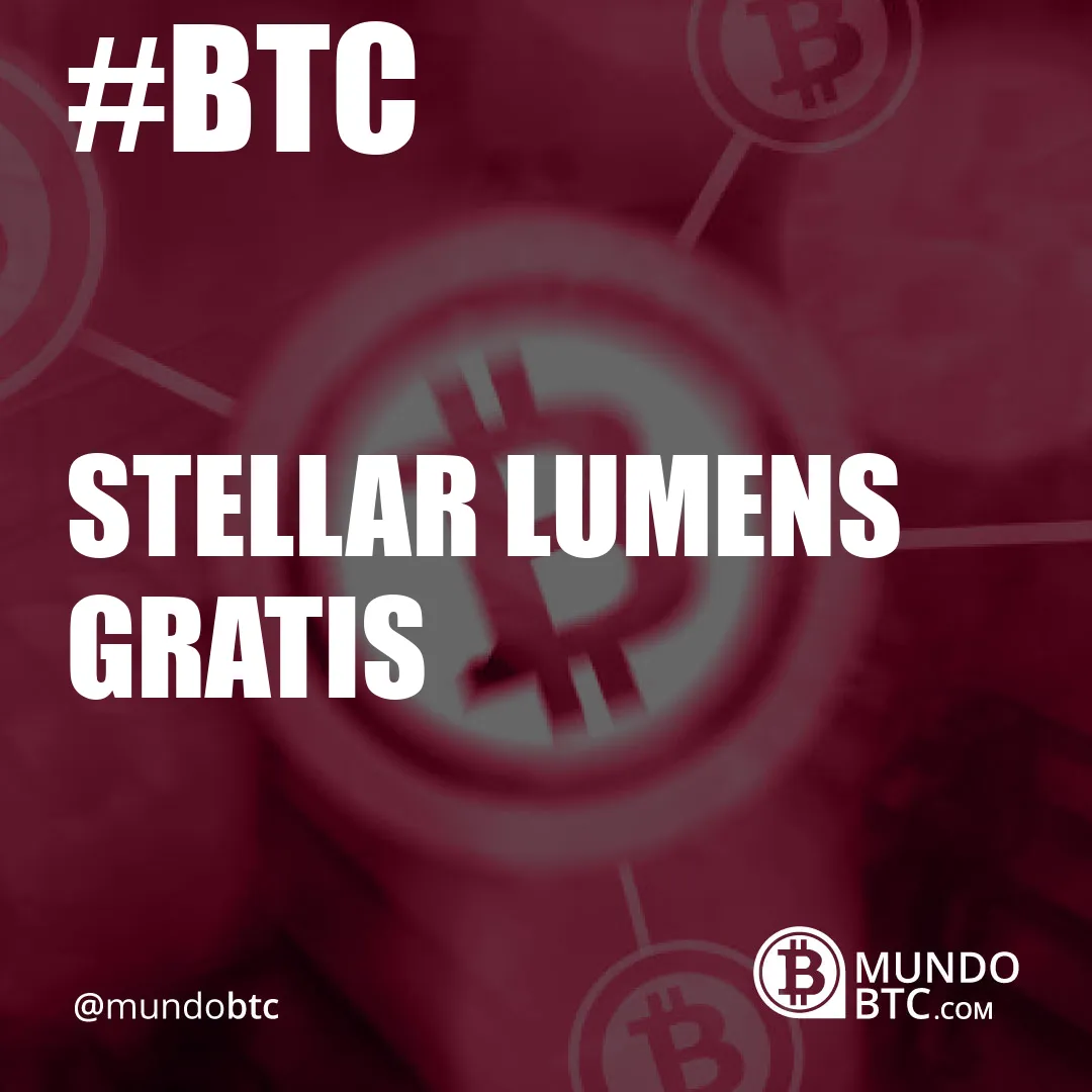 Stellar Lumens Gratis